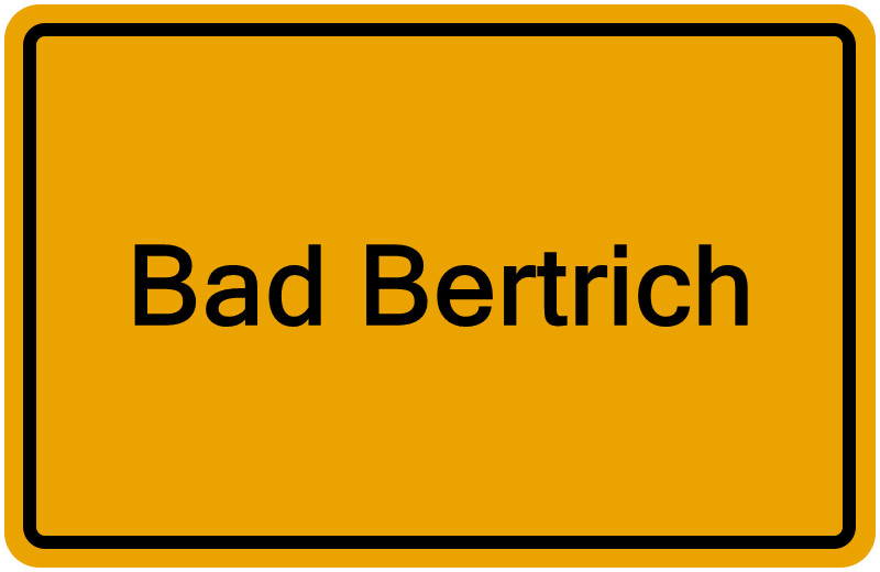 Handelsregisterauszug Bad Bertrich